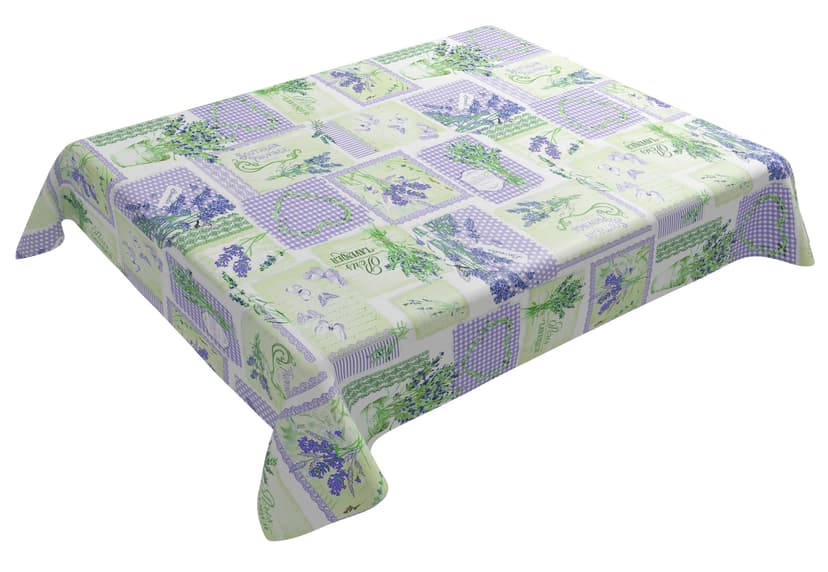 WK-30007 Скатертина з ПВХ "Лавандовий букет" 120х150см, WERK