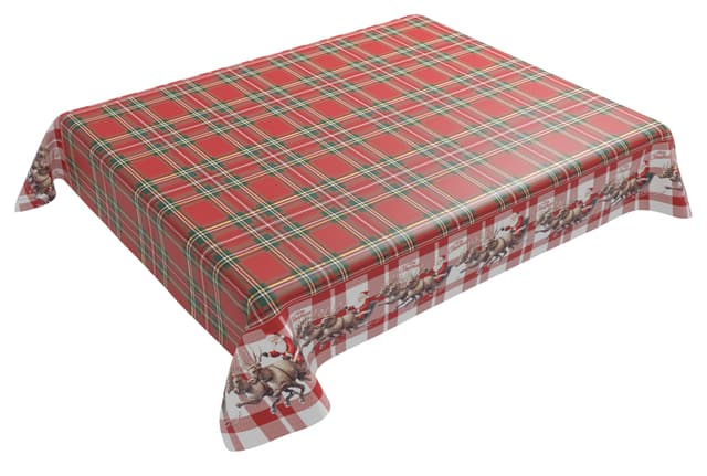 WK-30010 Скатертина з ПВХ "Різдвяний настрій" 120х150см, WERK