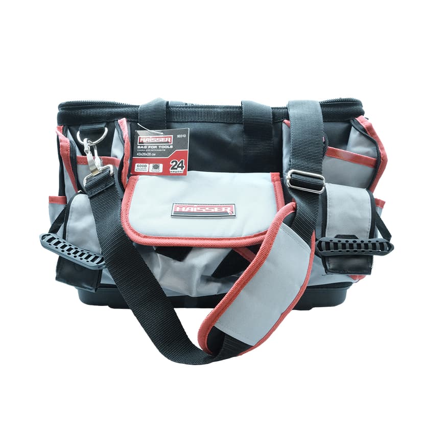 (90310) Сумка для інструментів 24 кишені 43х26х28см HAISSER