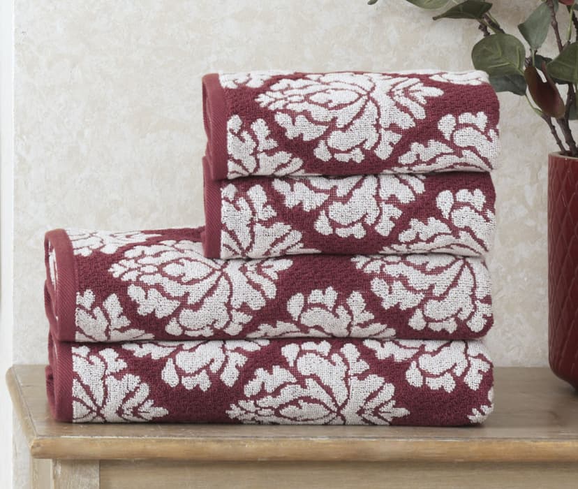 Рушник LIVING бордо 90х150см, 100% бавовна, OZDILEK