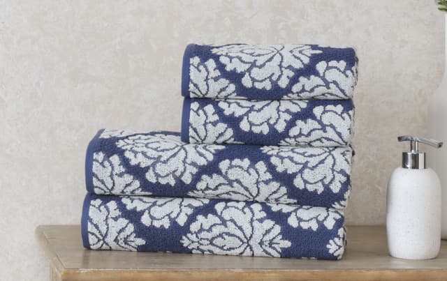 Рушник LIVING синій 70х140см, 100% бавовна, OZDILEK