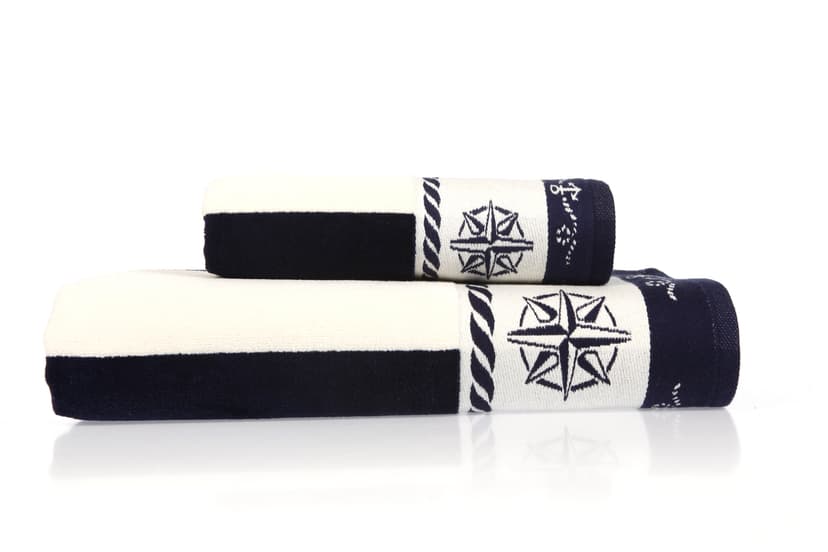 Рушник PUSULA синій 100х150см, 100% бавовна, OZDILEK