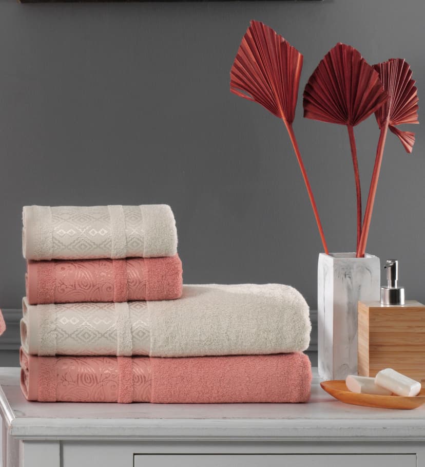 Рушник DORY бежевий 50х80см, 100% бавовна, OZDILEK