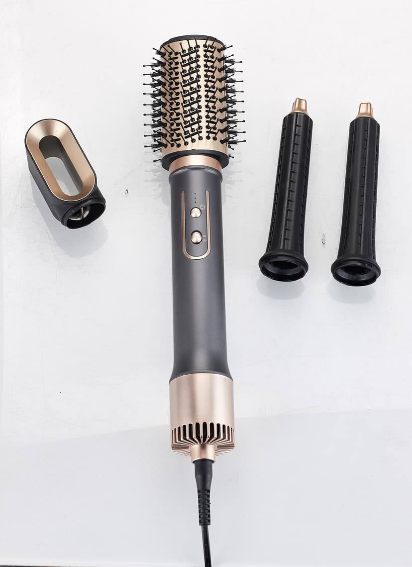 Фен-щітка для укладання волосся GHD-835 з комплектом насадок 1200 Вт (GRUNHELM)