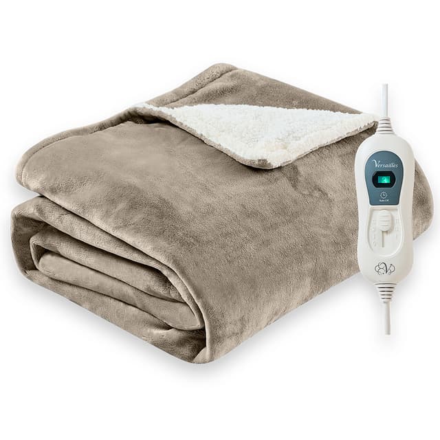 VS-BE-2303Br Електроплед 180х130см мокко VERSAILLES