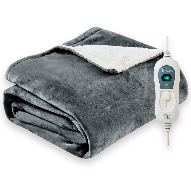 VS-BE-1903Gr Електроплед 160х120см сірий VERSAILLES