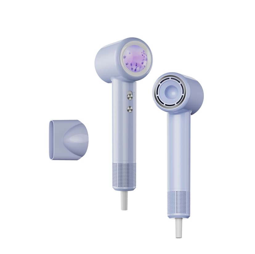 Фен 1600Вт, GHD-280PU purple BLDC потужний двигун (GRUNHELM)