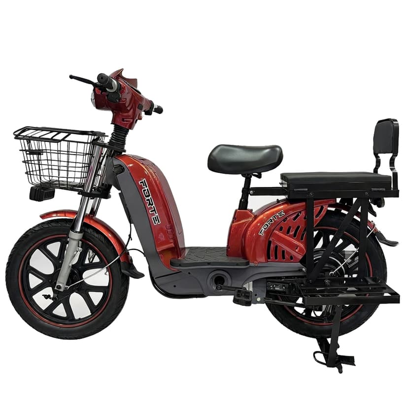 Велоскутер акумуляторний EM219-WS червоний (+Акумулятор 12V15A/12А 5шт)