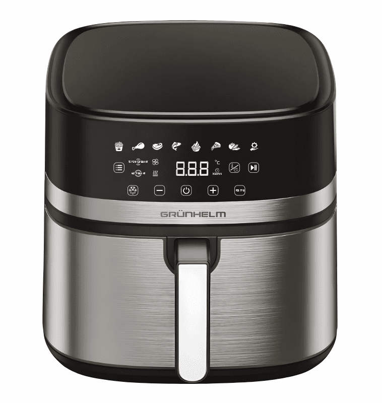 Мультипіч електрична - GAF8010 (чорний) 8л, 2000 Вт без віконця, нерж (GRUNHELM)