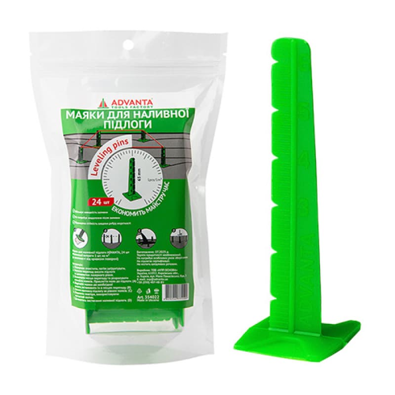 (354022) Маяки наливної підлоги (24шт) АДВАНТА