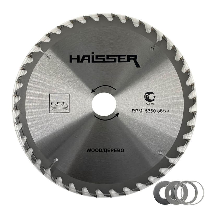 Диск пильний по дереву - 250х32 40 зуб. (HAISSER)