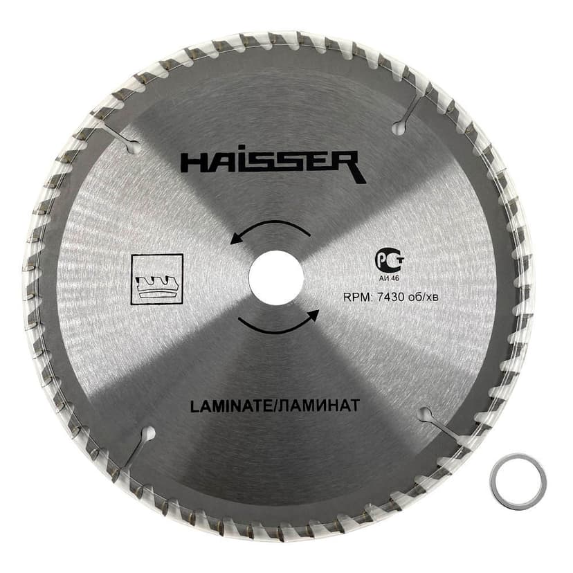 Диск пильний по ламінату - 190х30 54 зуб. (HAISSER)