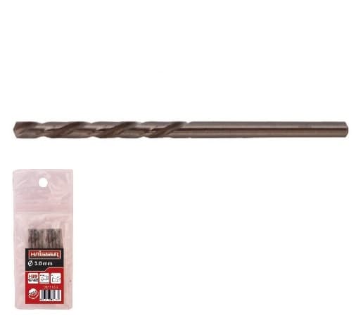 Свердло по металу HSS - 2.5х62х95мм дов. серія (HAISSER)