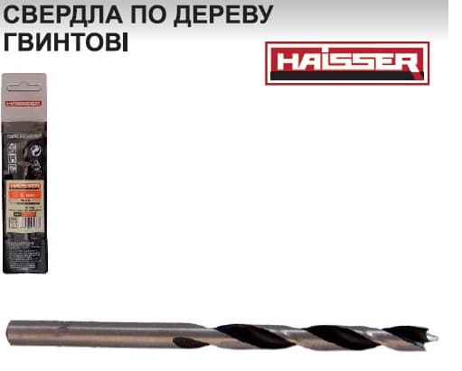 Свердло по дереву гвинтове - 10x82x120мм (HAISSER)