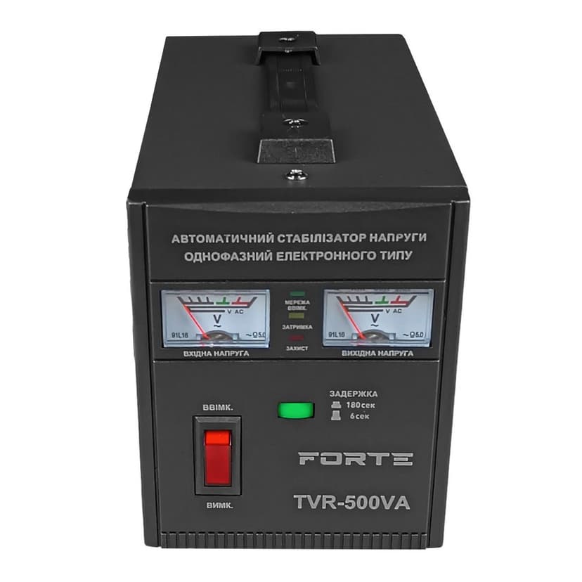 Стабілізатор релейний (1 Ф) - TVR-500VA (500ВA) (FORTE)