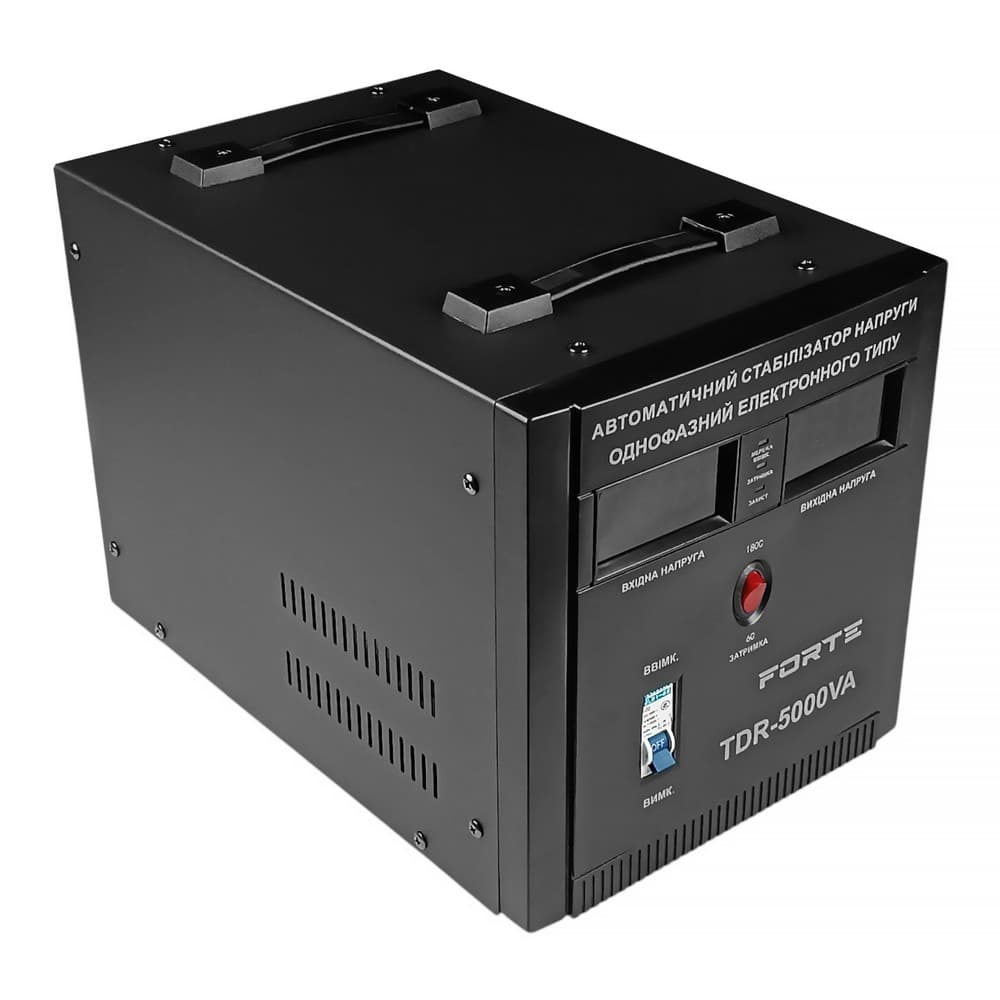 Стабілізатор релейний (1 Ф) - TDR-5000VA (5кВт) (FORTE) — фото 1