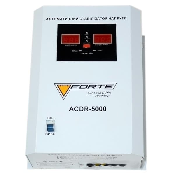 Стабілізатор релейний (1 Ф) - ACDR-5kVA (5кВт) (FORTE)