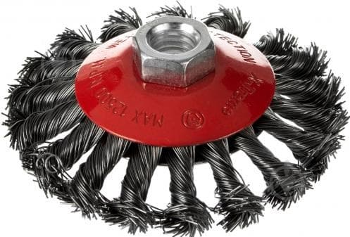 Щітка конусна плетена - 125мм (X-TREME)