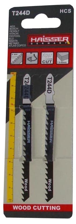 Пильні полотна - T244D, 75мм, н-р 2шт (HAISSER)