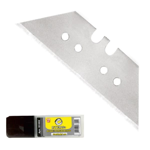 (23302) Лезо трапец. 19х61мм туба 10шт Сталь