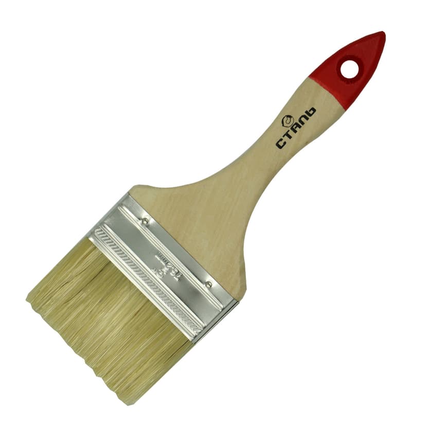 (34005) пензлик 3" тип"Стандарт" натур.ворс Сталь