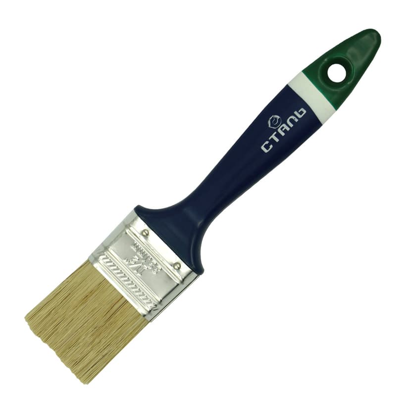 (34012) пензлик 1.5"тип"Англійська" нат.ворс Сталь