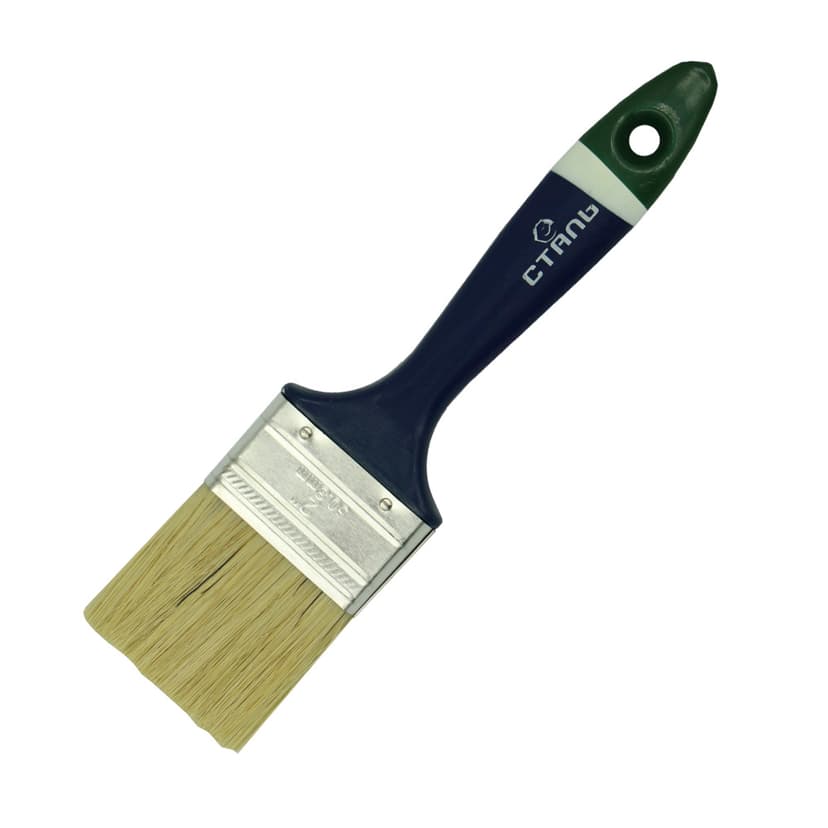 (34013) пензлик 2" тип"Англійська"натур.ворс Сталь