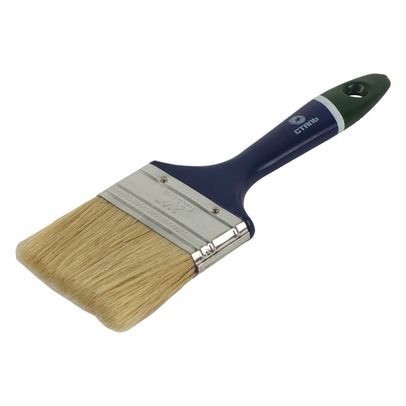 (34014) пензлик 2.5" тип"Англійська"нат.ворс Сталь