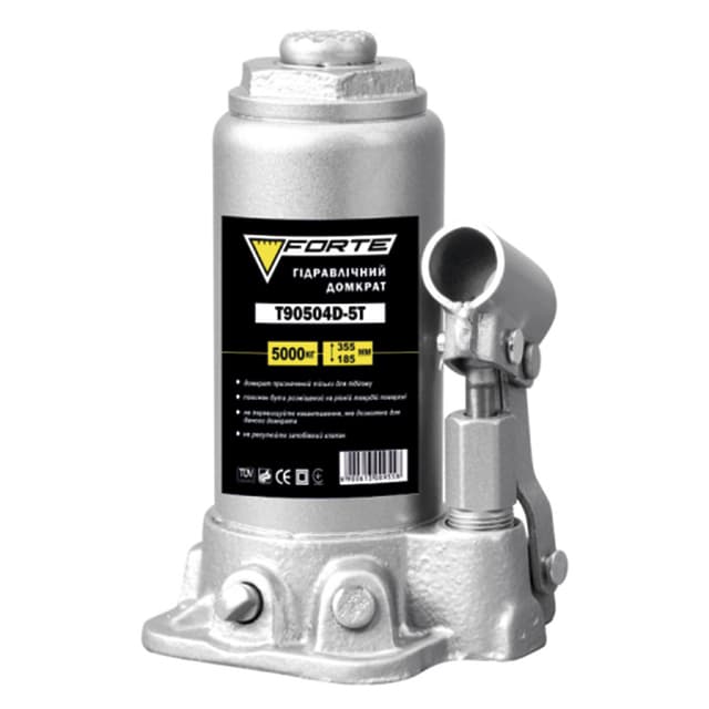 Домкрат пляшковий - T90504D-5T (FORTE)
