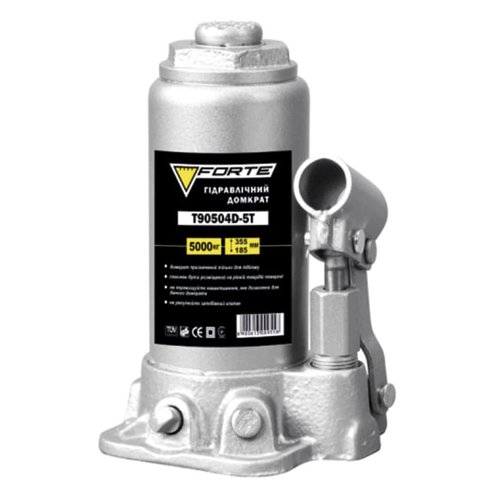 Домкрат пляшковий - T90504D-5T (FORTE)
