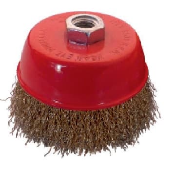 Щітка торцева рифлена - 85мм (WERK)