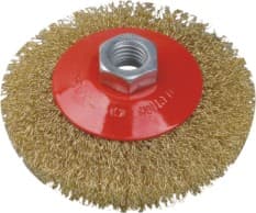 Щітка конусна рифлена - 100мм (WERK)
