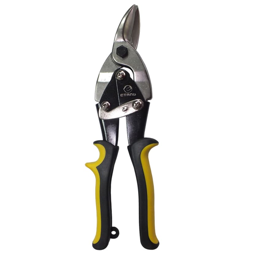 (41001) Ножиці по металу CR-V 250мм ліві СТАЛЬ