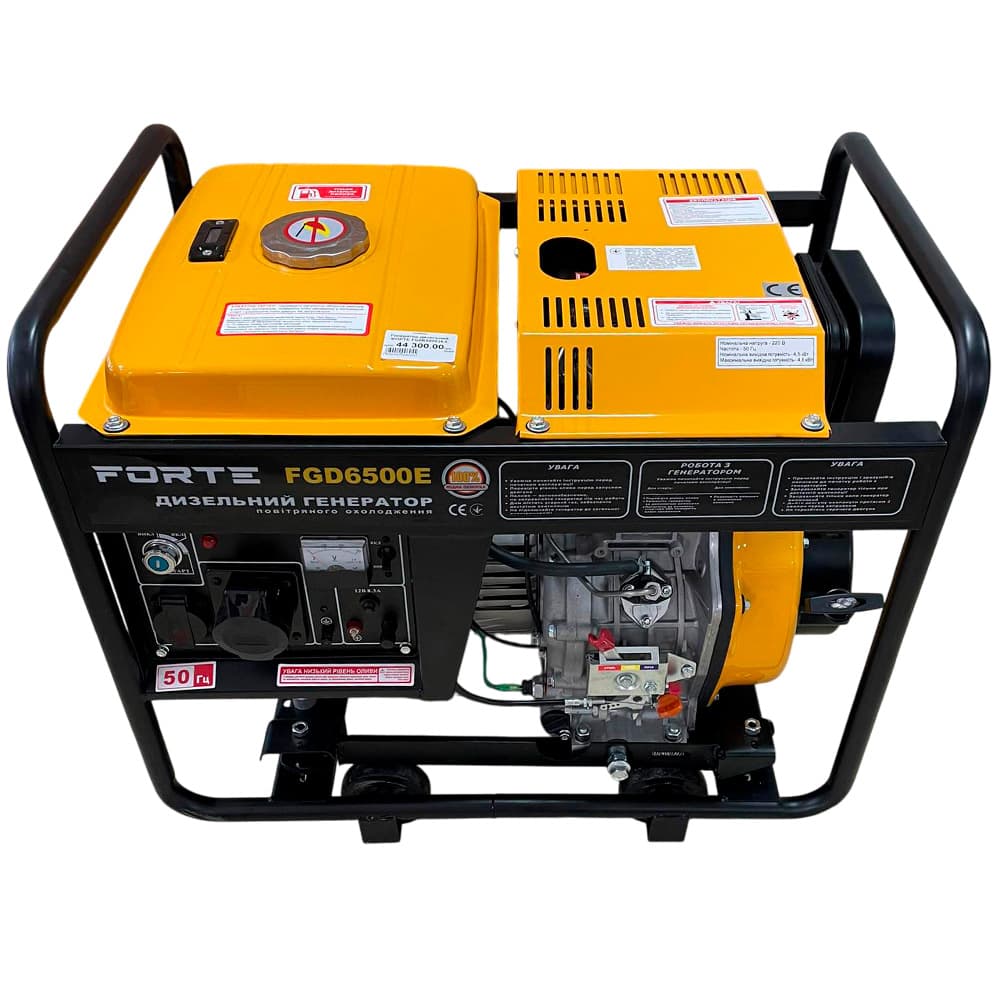 Електростанція дизельна (1 Ф) - FGD6500E (4.5кВт) (ФОРТЕ) — фото 1