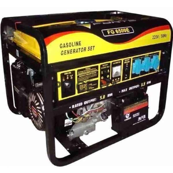 Електростанція бензинова (1 Ф) - FG6500E (5кВт) (ФОРТЕ)
