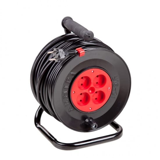 Подовжувач на котушці - У16-01 (ПВС 2х1.5, без Т/З, 30м.) (ЛЕМІРА)