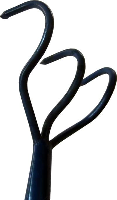 Розпушувач 3 зуба з дерев'яною ручкою (МОЛОТ)