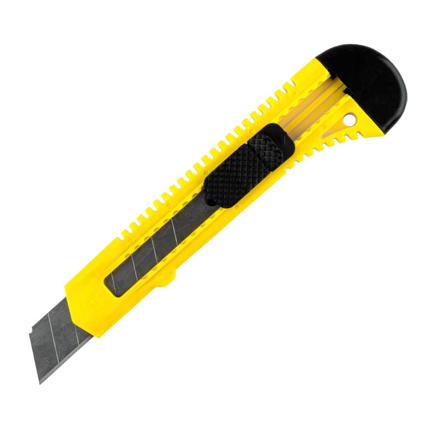 (23108) Ніж пластиковий, сегментов.лезо пакет 18x100мм Сталь