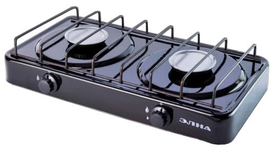 Газова плита - двоконфорна без кришки (ЕЛНА)