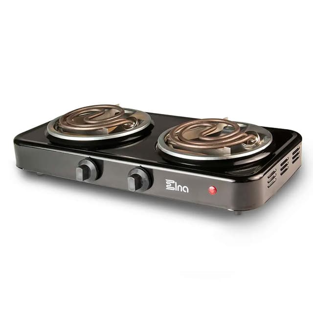 Електроплита спіральна - 200Н (2 вузьких тени) (ЕЛНА)