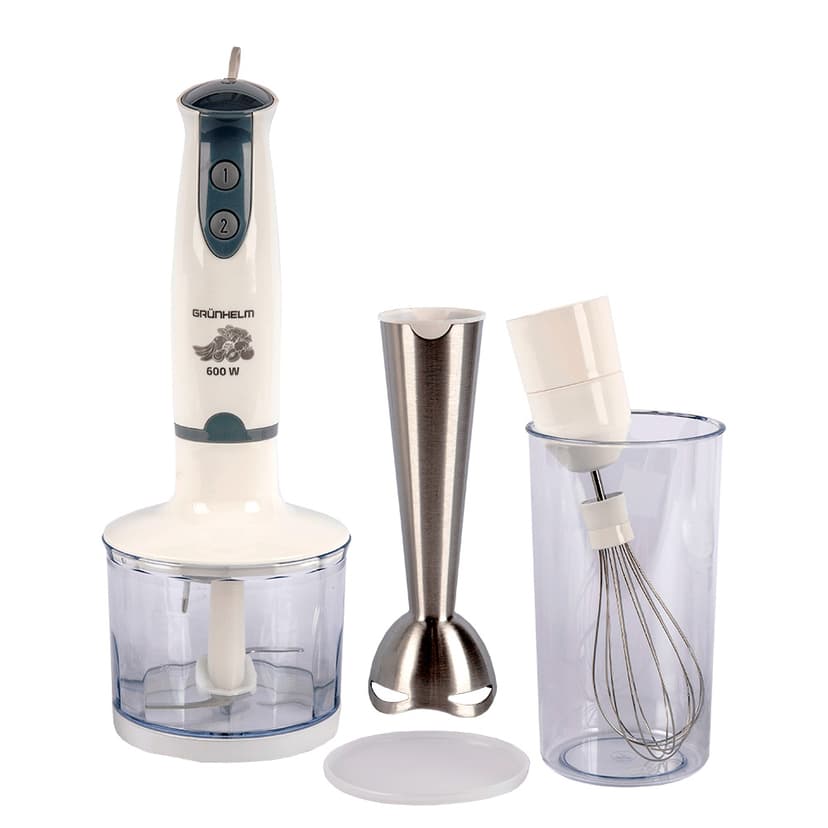 Блендерний набір - EBS-600SS, 600 Вт, 2 швидкості (GRUNHELM)