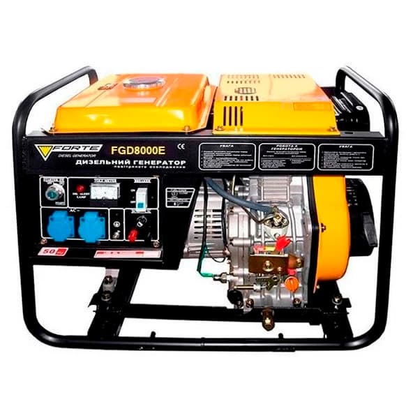 Електростанція дизельна (1 Ф) - FGD8000E (6кВт) (ФОРТЕ)
