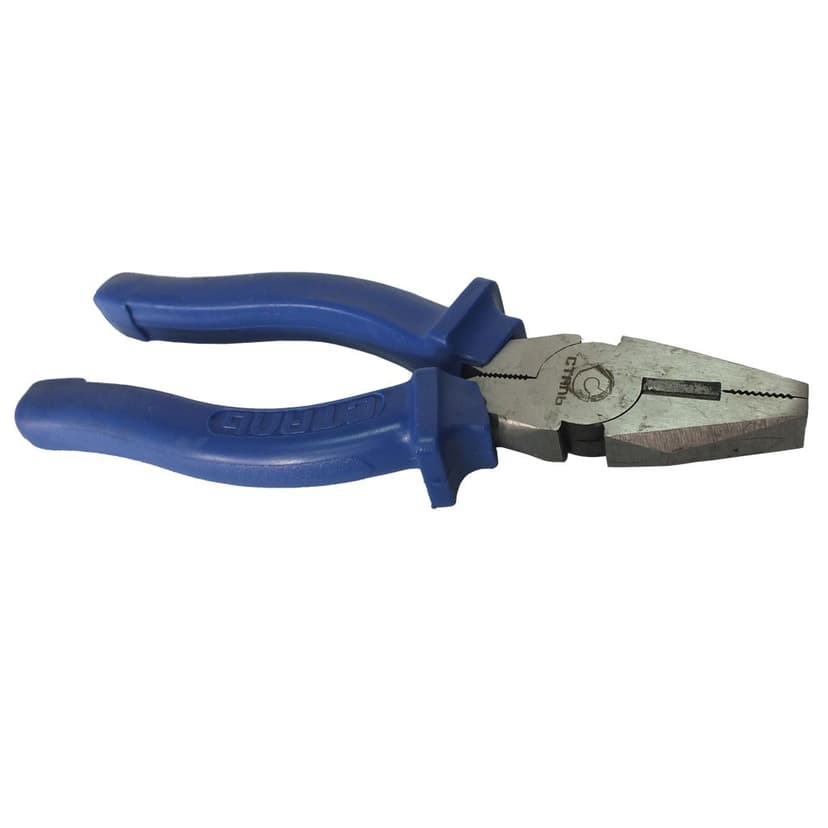 (41037) Плоскогубці 160мм шліфовані, пластикові рукоятки СТАЛЬ