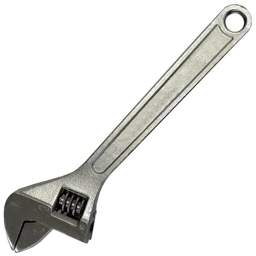 (41067) Ключ розвідний 200 мм, хромований СТАЛЬ