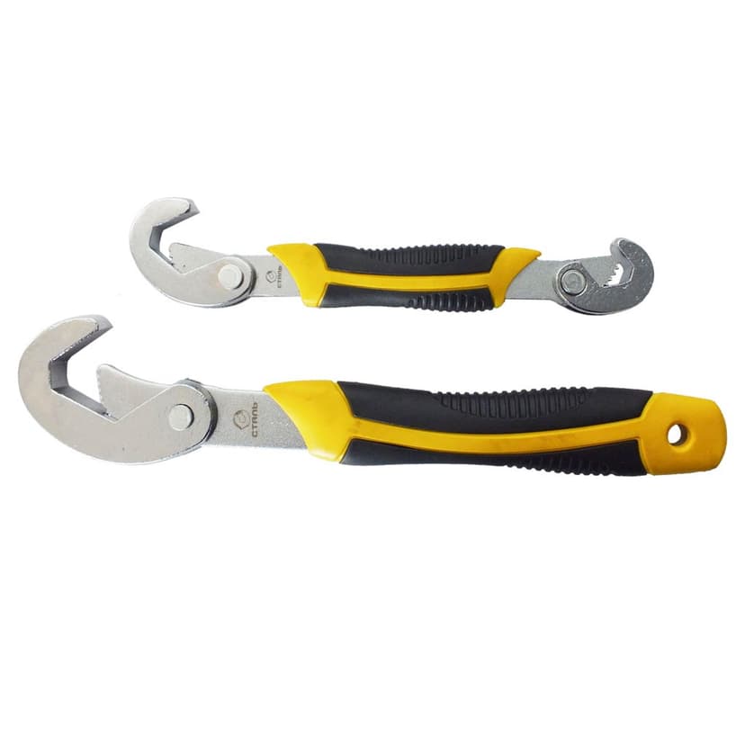 (41083) Набір трубних накидних ключів, двокомпонентні рукоятки (СТАЛЬ)