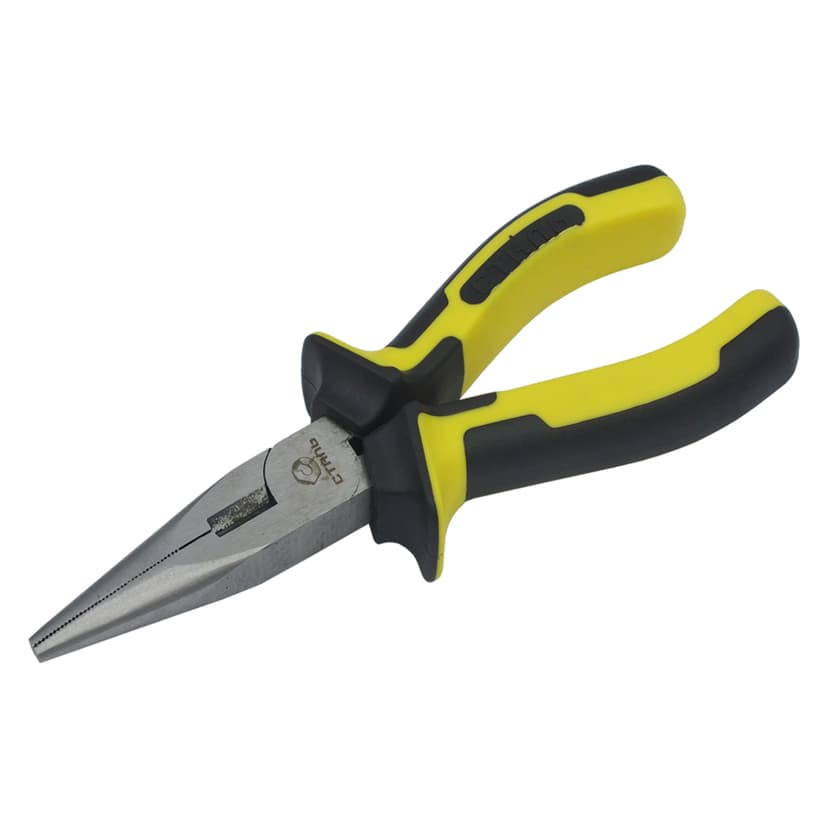 (41056) Довгогубці шліфовані 200 мм двокомпонентні рукоятки СТАЛЬ