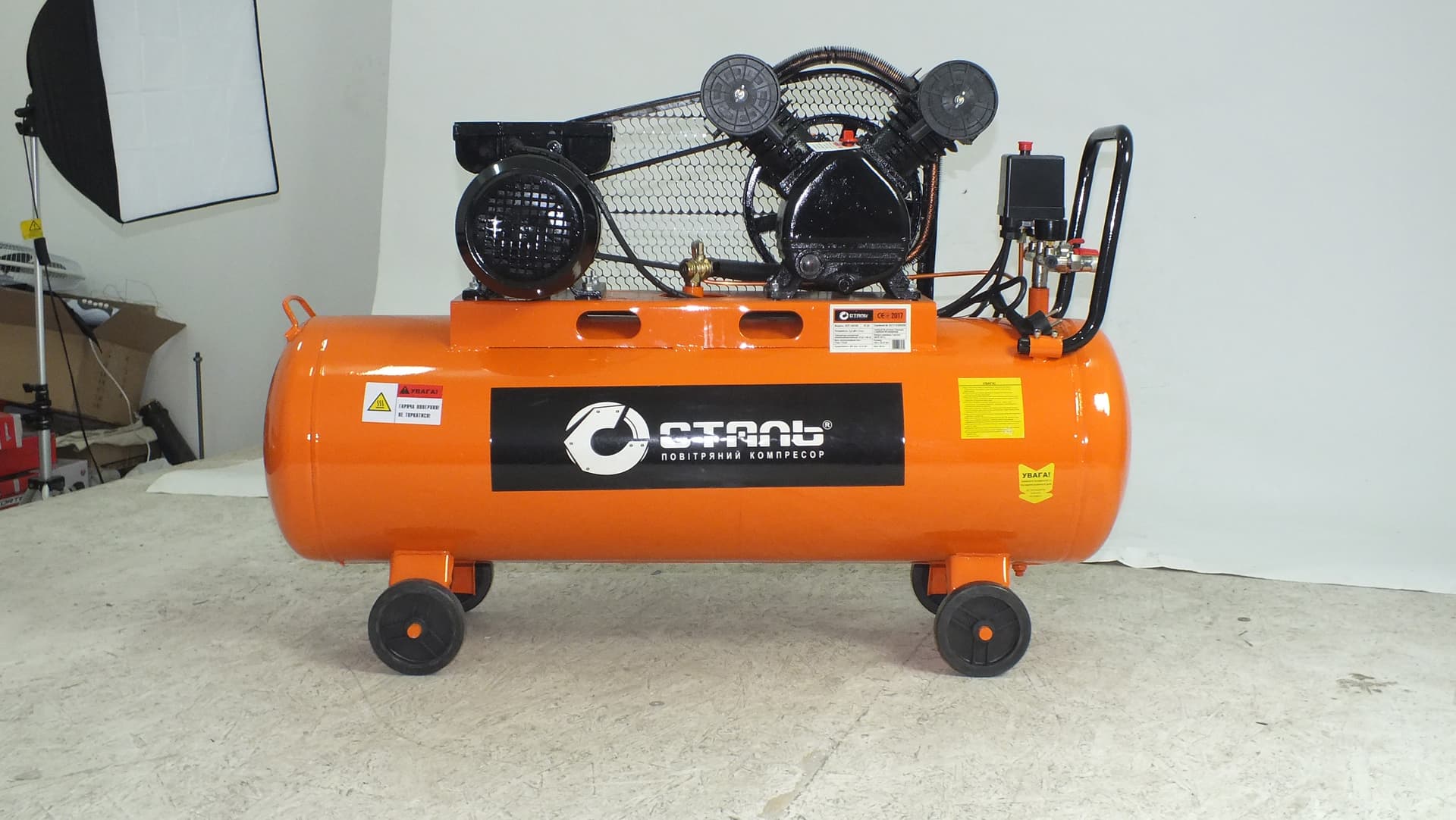 Компресор - КСР-04/100 (СТАЛЬ)