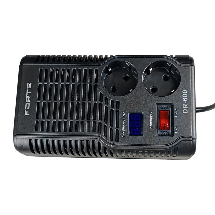 Стабілізатор релейний (1 Ф) - DR600 (500BA) (FORTE)