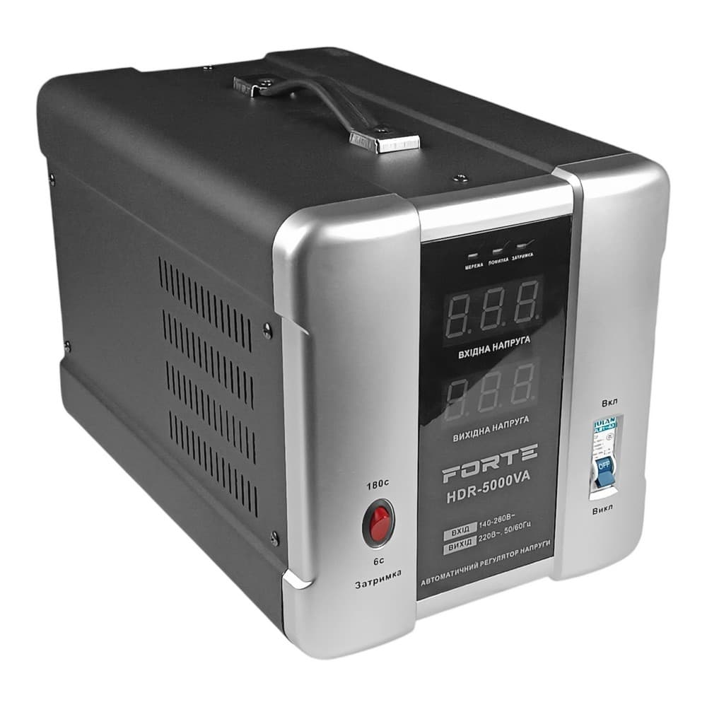 Стабілізатор релейний (1 Ф) - HDR-5000 (3000Bт) (FORTE) — фото 1