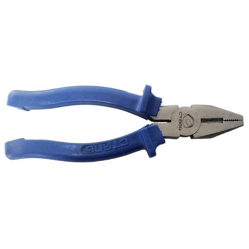 (41038) Плоскогубці 180мм шліфовані, пластикові рукоятки СТАЛЬ